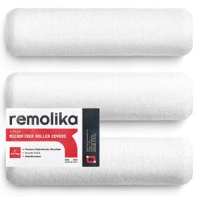 Remolika Rka-prc-3 3 - Pack 9 Inches Paint Inch 3/8 Nap Roller Covers White