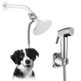 B075zp9gfv Rev Reege Pet Bathing Dog Shower Attachment Kit - Washing Sprayer Set With Handheld Sp
