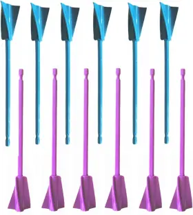 Rf-pcm001 Rf Reenfaya Resin Mixer Paddles 12 Pcs Drill Mixing Attachment Reusable Paint For Dril