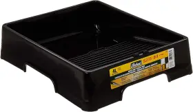 92067 Richard Heavyduty Jumbo Plastic Tray 91/2 Inch 4liter 1 Gallon Black