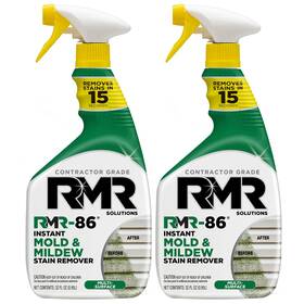 Rmr Brands B0858ldfbw Rmr-86 Instant Mold Mildew Stain Remover Spray - Scrub Free Formula 2x 32 Oz