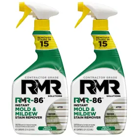 B0858ldfbw Rmr Brands Rmr-86 Instant Mold Mildew Stain Remover Spray - Scrub Free Formula 2x 32 Oz