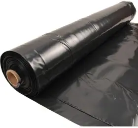 Rocky Mountain Goods 705353087646 4 Mil Black Plastic Sheeting 50 Ft X 3 - Roll Of Heavy