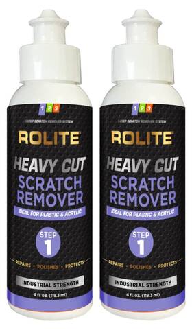 Rolite 859884007052 - Rhcsr4z2pk Heavy Cut Scratch Remover 4 Fl. Oz. For Plastic And 4oz