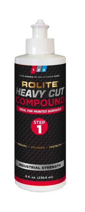 Rolite Rhcc8z Heavy Cut Compound 8 Fl. Oz. For Removing P1200 And Finer 8oz