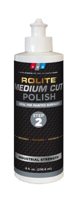 Rolite Rmcp8z Medium Cut Polish 8 Fl. Oz. Removes Compound Scratch And Swirl 8oz