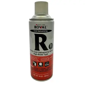Roval 941729000107 Zc Cold Galvanizing Spray High Build Type 96% Zinc Content 16 Oz