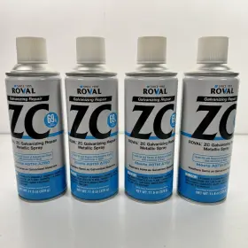 Roval 941729000183 Zc Galvanizing Repair Metallic Spray 69% Zinc Lot Of 4