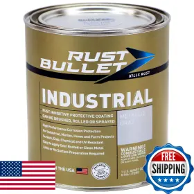 B00028eu38 Rust Bullet Industrial Metal Gray 1 Quart Preventive Coating Mar