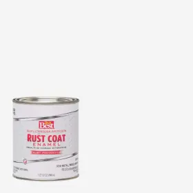 203566d Rust Coat Do It Best Oil-based Gloss Enamel White 1 Quart Sim Supply