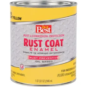 203580d Rust Coat Do It Best Oil-based Gloss Enamel Bright Yellow 1 Quart Sim