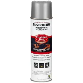 Rust-oleum 020066160753 Precision Line Marking Spray Paint 16 Oz Silver Solvent -based