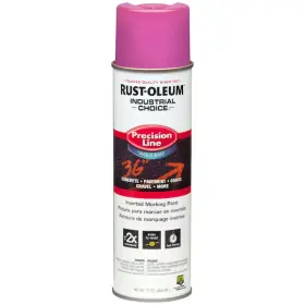 Rust-oleum 020066186883 Precision Line Inverted Marking Spray Paint 17 Oz. Safety Purple