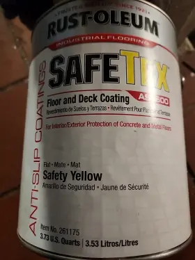 As5600 Rust-oleum 020066209490 Rustoleum Safetex Safety Yellow Industrial Coating