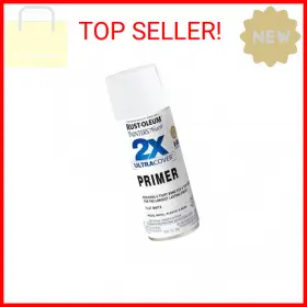 334019 Rust-oleum 020066387686 Painters Touch 2x Ultra Cover Primer Spray 12 Oz Flat White