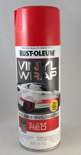 Rust-oleum 020066453947 Automotive Vinyl Wrap Gloss Red