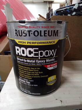Rust-oleum 020066917197 Rust-oleum Rocepoxy 9100 Dunes Tan Base No Activator 1 Gal New 133 Yb