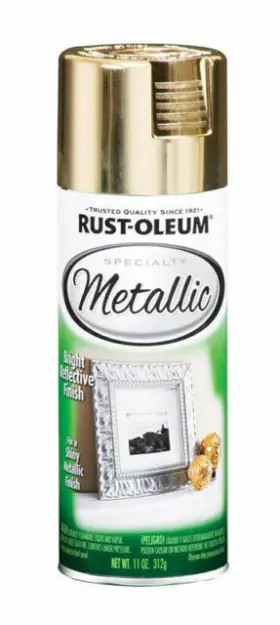 1910830 Rust-oleum Specialty Gold Metallic Spray Paint 11 Oz. Pack Of 6
