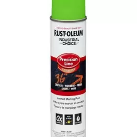 203023 Rust-oleum Precision Line Inverted Marking Paint M1600 Fluorescent Gre