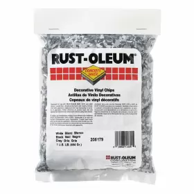 39ul68 Rust-oleum 205179 Floor Chip Black/gray/white 1 Lb Bag