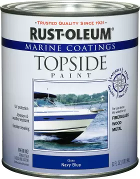 207002 Rust-oleum Navy Blue Marine Topside Paint 1-quart 32 Fl Oz Pack Of 1 11
