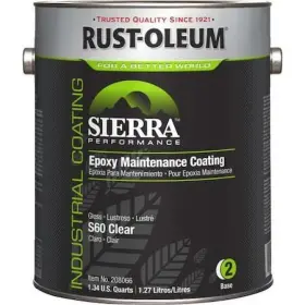 208066 Rust-oleum 1 Gal Floor Coating High Gloss Finish Clear Water Base