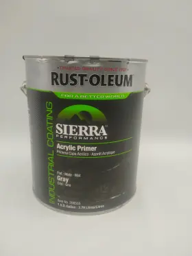 208555 Rust-oleum Sierra Metalmax Dtm Acrylic Enamel Flat Gray 1 Gallon