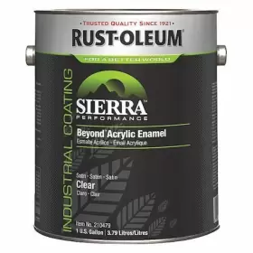 210479 Rust-oleum Interior/exterior Paint Satin Water Base Clear 1 Gal