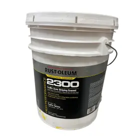 2348300 Rust-oleum 5 Gal Yellow Water Based Acrylic Striping Paint