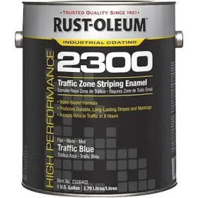 2348402 Rust-oleum Traffic Zone Striping Paint 1 Gal. Yellow Water -based