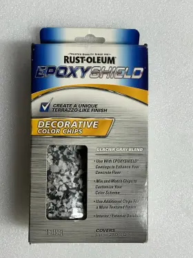 238471 Rust-oleum Epoxyshield Glacier Gray Blend Decorative Color Chips Paint
