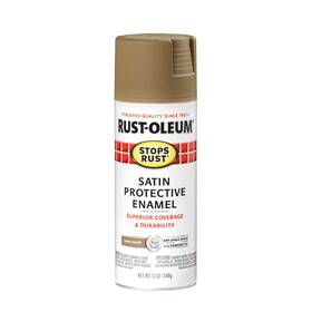 Rust-oleum 241238 Rust-oleum Stops Spray 12 Ounce Pack Of 1 Satin Dark Taupe