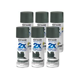 Rust-oleum 249074-6 Rust-oleum 334072-6pk Painters 1 Count Pack Of 6 Satin Hunt Club Green