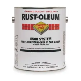 251282 Rust-oleum 1 Gal Concrete Dustproofer Floor Sealer Semi-gloss Finish