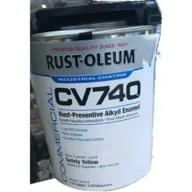 255616 Rust-oleum Prevent Alkyd Enamel Paint Cv740 1 Gal Safety Yellow