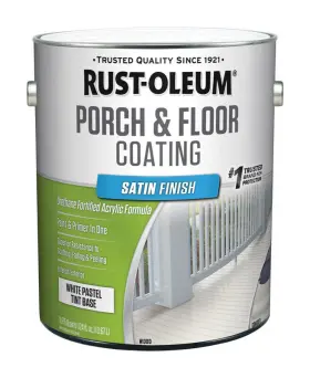 262360 Rust-oleum White Pastel Tint Base Porch And Floor Paint 1 Gal. Pack Of 2