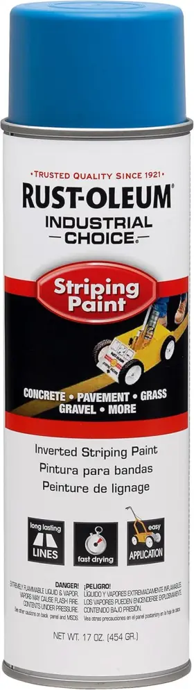 263446 Rust-oleum Industrial Choice Inverted Striping Spray Paint 18 Oz 17 Fl O