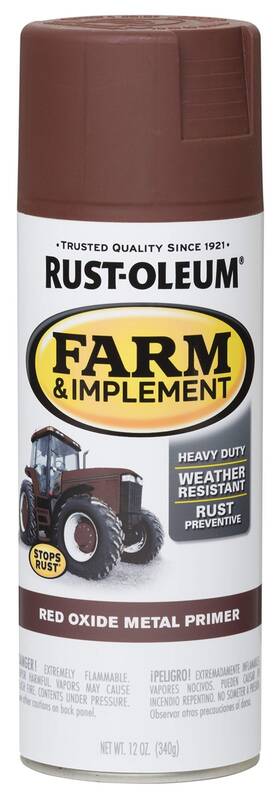 Rust-oleum 280137 Rust-oleum Farm And 12 Ounce Pack Of 1 Red Metal Oxide Primer
