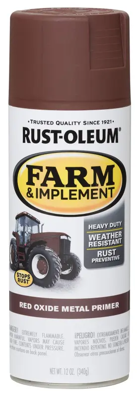 280137 Rust-oleum Farm And 12 Ounce Pack Of 1 Red Metal Oxide Primer