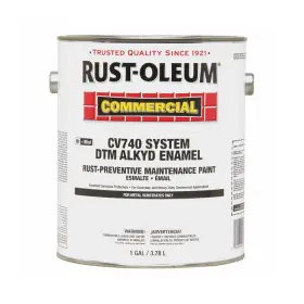282729 Rust-oleum Commercial C740 System Dtm Alkyd Enamel Satin White - 1 Gallon