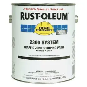283906 Rust-oleum Traffic Zone Striping Paint 1 Gal. Black Water