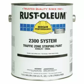 34ul64 Rust-oleum 283907 Traffic Stripe Paint 1gal Bikelane Green