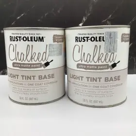 287688 Rust-oleum 2 Pack Base Paint 30 Oz Light Tint Fl Ultra Matte
