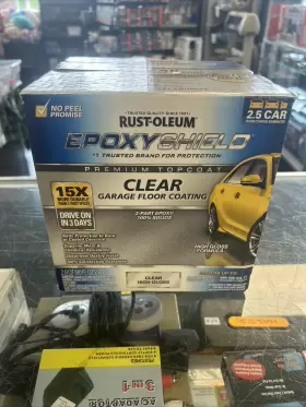 292514 Rust-oleum High Gloss Clear Indoor Premium Floor Coating Kit New In Box