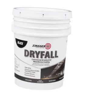 293233 Rust-oleum Dryfall Commercial And Industrial Waterborne 5 Gallon Pack Of 1 Black
