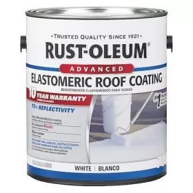 301903 Rust-oleum Elastomeric Roof Coating 0.9 Gal. White Base Type Water
