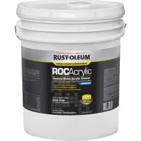 454h29 Rust-oleum 316533 Acrylic Enamel Coating Navy Gray 5 Gal