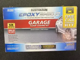 317236 Rust-oleum Gray Indoor Epoxy Shield Garage Floor Coating Kit