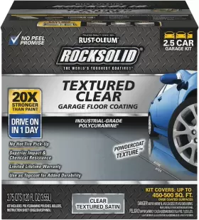 317382 Rust-oleum Rocksolid Garage Floor 1.88 Quart Pack Of 1 Clear