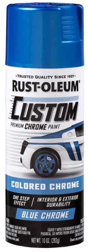 340457 Rust-oleum Automotive Custom Chrome 10 Ounce Pack Of 1 Blue